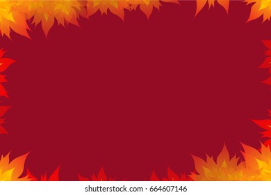 Flame and fire design vector. Warm and hot background color.