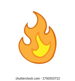 Flame Fire Hand Drawn Doodle Illustration Design