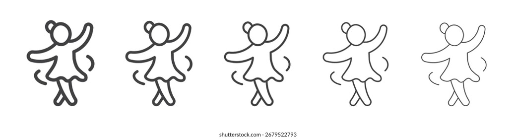 Flame fire icon Line graphics illustration symbol