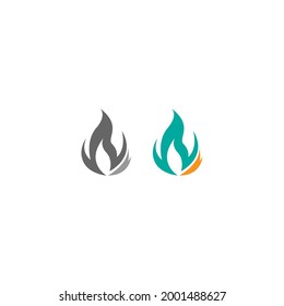 Flame, Brandzeichen, Logo-Design, Vektorgrafik