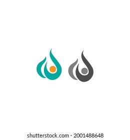 Flame, Brandzeichen, Logo-Design, Vektorgrafik