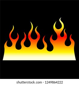 flame fire illustration vector design