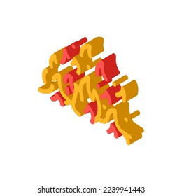 flame fire isometric icon vector. flame fire sign. isolated symbol illustration