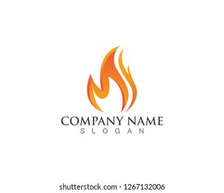 Flame Fire Logo Design