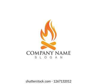 Flame Fire Logo Design
