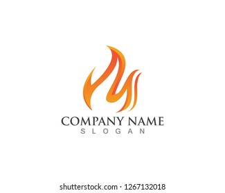 Flame Fire Logo Design