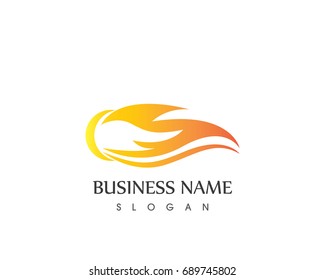Flame Fire Logo Design