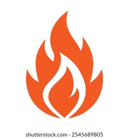 flame fire logo template, flame fire logo element, flame fire logo vector illustration.