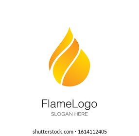 flame fire logo vector design concept