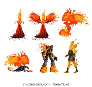 flame fire monsters