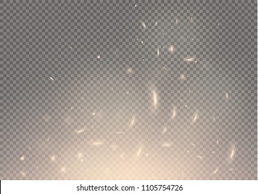 Flame of fire with sparks on a black background. The texture of the fiery storm. The fiery sparks of Boke's lights flash, a shot of a flying spark in the air.over a dark night.