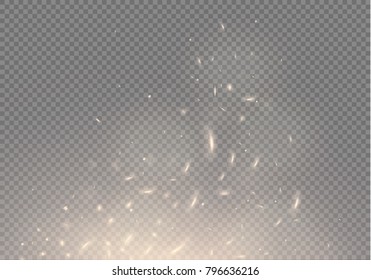 Flame of fire with sparks on a black background. The texture of the fiery storm. The fiery sparks of Boke's lights flash, a shot of a flying spark in the air.over a dark night.