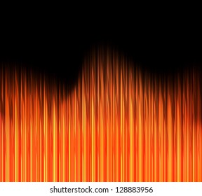 Flame fire vector abstract background template