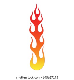 flame fire vector animated blazing. Flames vector icon isolated on white background – icon fire illustration