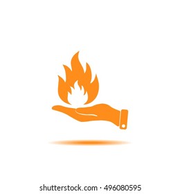 flame fire,icon
