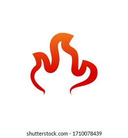 flame flat vector graphic design illustration isolated