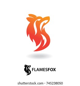 flame fox logo