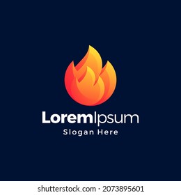 
Flame Gradient Color Logo. Branding for Gaming, Start Up, Technology, Software, Application, Media, Young Modern Business, etc. Premium Vector Logo Template Design