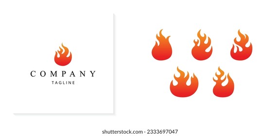 Flame Grills, Blazing Hot Logo Designs for Grilling Businesses