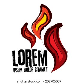Flame icon