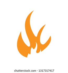 Flame icon design template vector isolated illustration