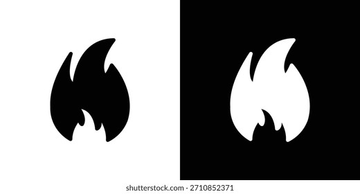 Flame icon design vector collection. flat icons.
