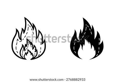 Flame Icon - Fire, Heat, and Intensity Symbol