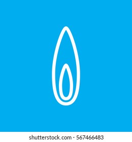 flame icon illustration isolated vector sign symbol