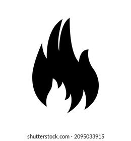 flame icon or logo isolated sign symbol vector illustration - high quality black style vector icons
