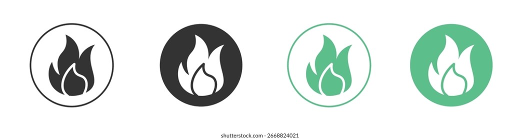 Conjunto de iconos de Vector de línea plana mínima.