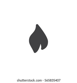 flame icon. sign design