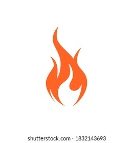 Fire Flame Vector Illustration Design Template Stock Vector (Royalty ...