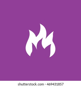 Flame icon in trendy flat style background, image jpg, vector eps, flat web, material icon, UI illustration