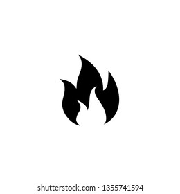 Flame icon vector illustration