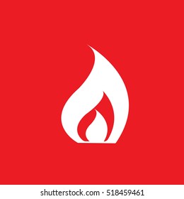 flame Icon Vector Illustration