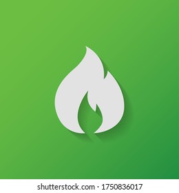 Flammensymbol. Vektorgrafik EPS10.