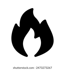 Vektorgrafik des Flammensymbol-Designs