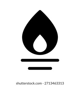 Flammensymbol, Vektorsymbol, Entwurfsgrafik