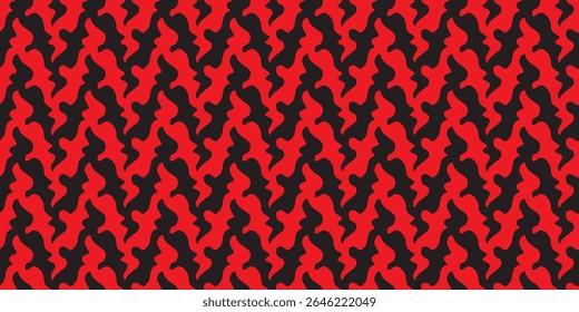 Plano de fundo da ilustração de chama. Padrão contínuo.