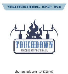 flame label art touchdown