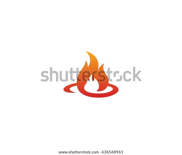 Flame Logo Stock Vector (Royalty Free) 636568961