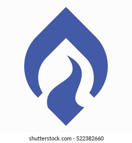 Flame logo design