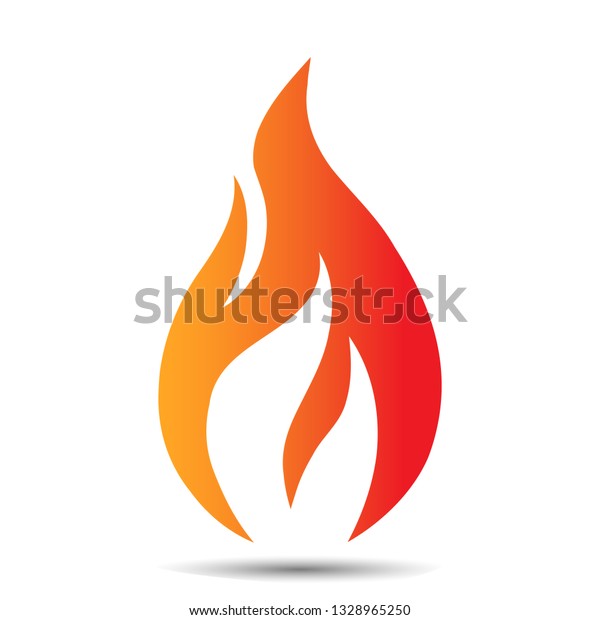 Flame Logo Design Icon Creative Fire Stock Vector Royalty Free