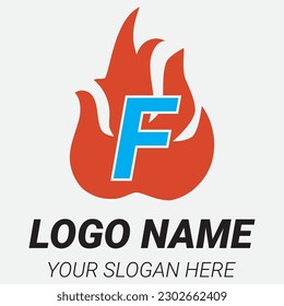 Flame logo design template illustration.creative vector icon