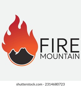 Flame logo design template illustration.creative vector icon