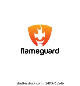 Flame Logo Icon Design Vector
