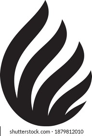 Flame Logo . Or symbol. Or maybe it could be a twisting raindrop. it even looks like a wing .Like the burning wings of Icarus.