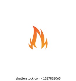 Flame logo template vector icon design