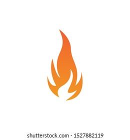 Flame logo template vector icon design