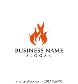 flame logo vector graphic abstract modern